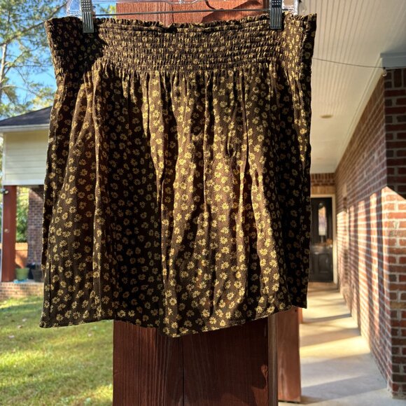 Madewell Fall Floral Mini Skirt Size XL - Picture 2 of 3